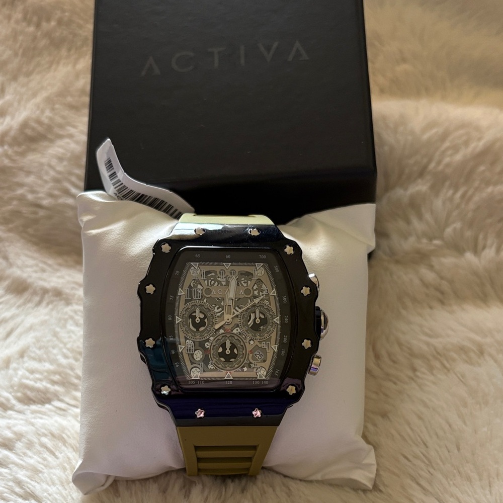 Activa X Invicta Men's Skeleton Chronograph Watch